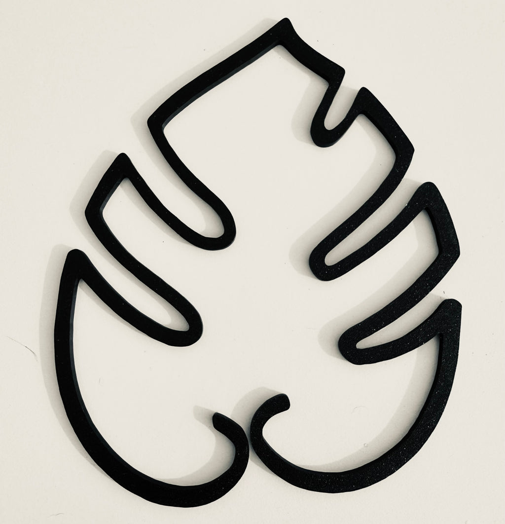 Small (3-inch) Monstera Leaf Plant Support