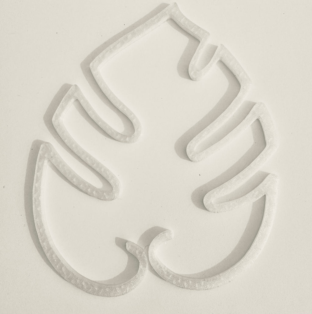 Small (3-inch) Monstera Leaf Plant Support
