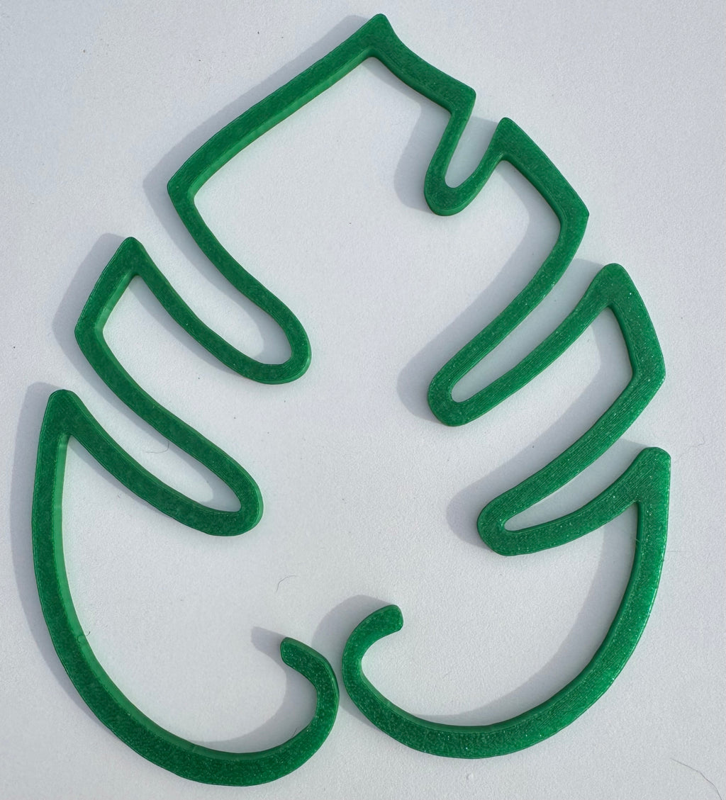 Small (3-inch) Monstera Leaf Plant Support