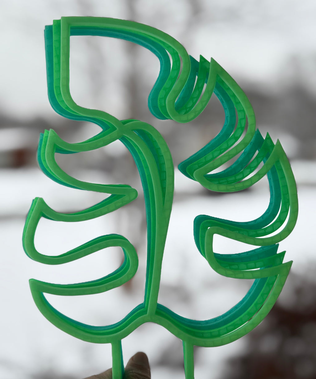 Monstera Leaf Trellis
